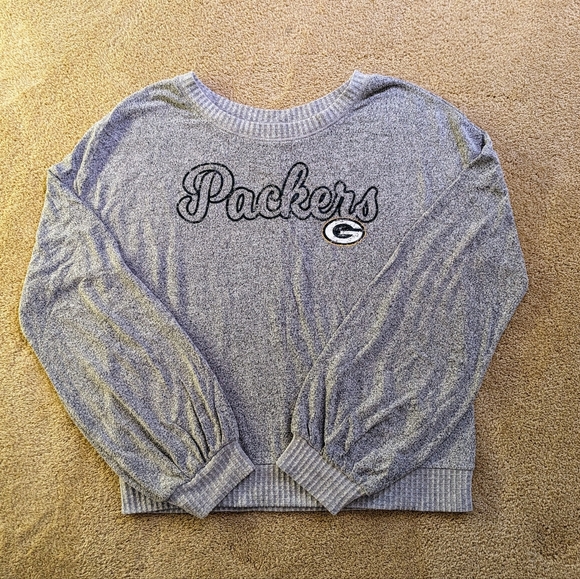 Green Bay Packers Women's 2 Piece Lounge Wear Large (Bonus Bucks T-Shirt XL) - Picture 2 of 4